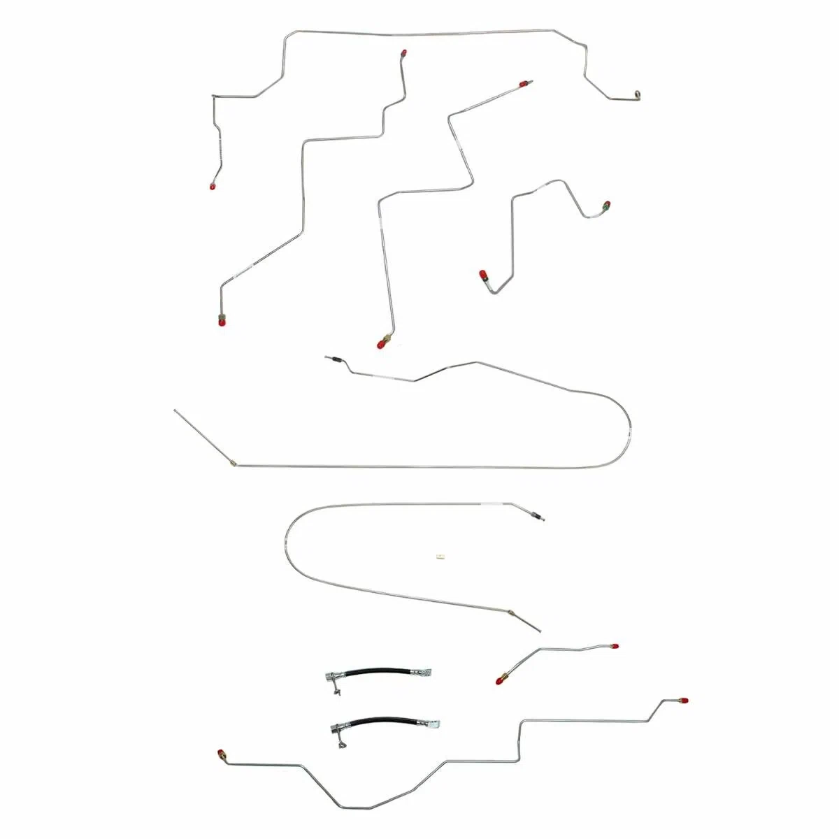 02-05 Dodge Ram 1500 Brake Line Kit 2WD Ext Cab_Short Bed RWABS